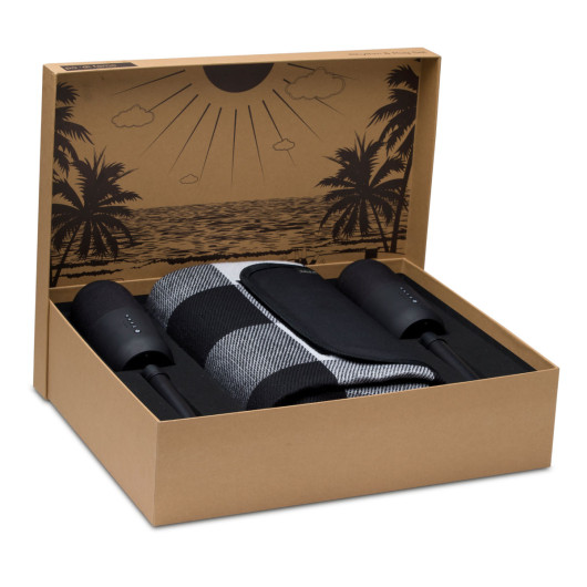 Picnic Rug and Speaker Sets Box Open